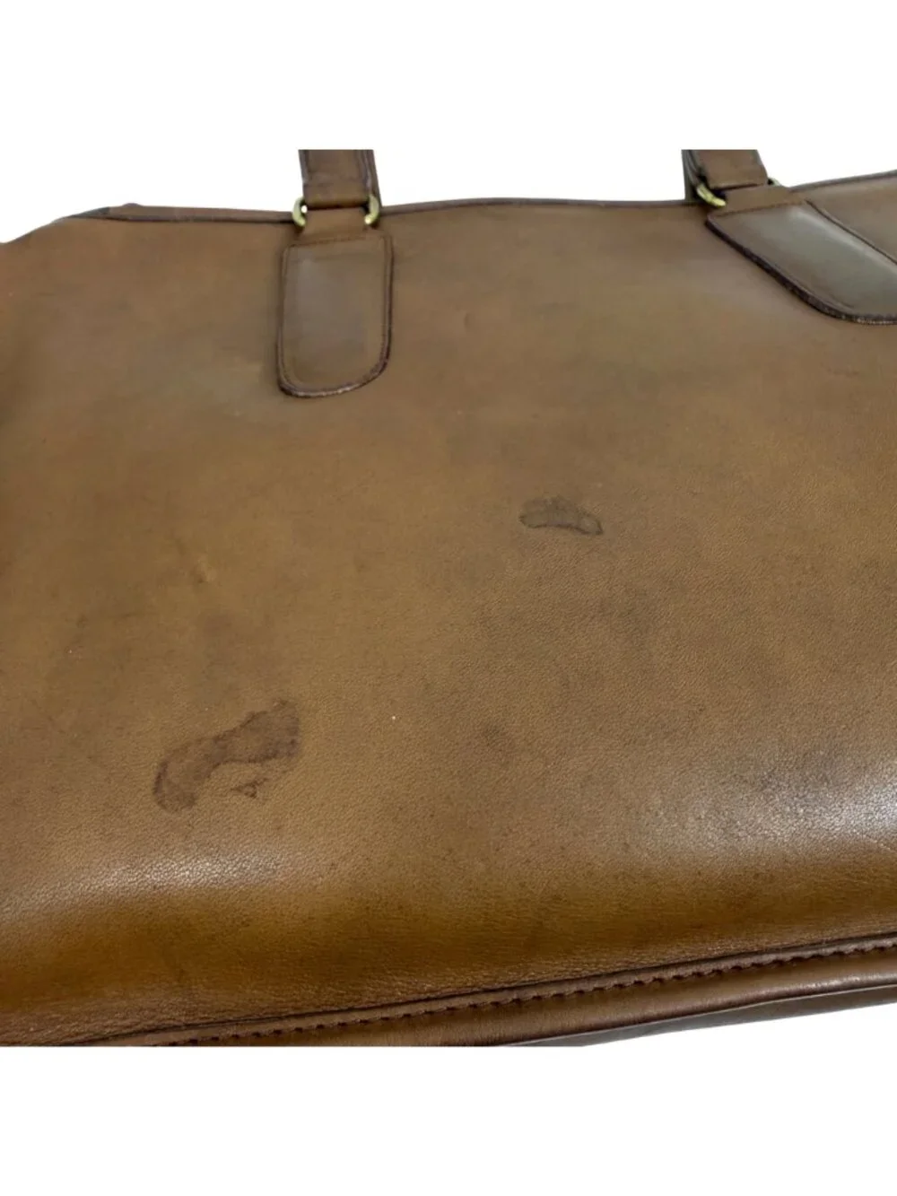 1980s COACH Bonnie Cashin Slim Satchel Standard Bag British Tan 9430 NYC NO TAG